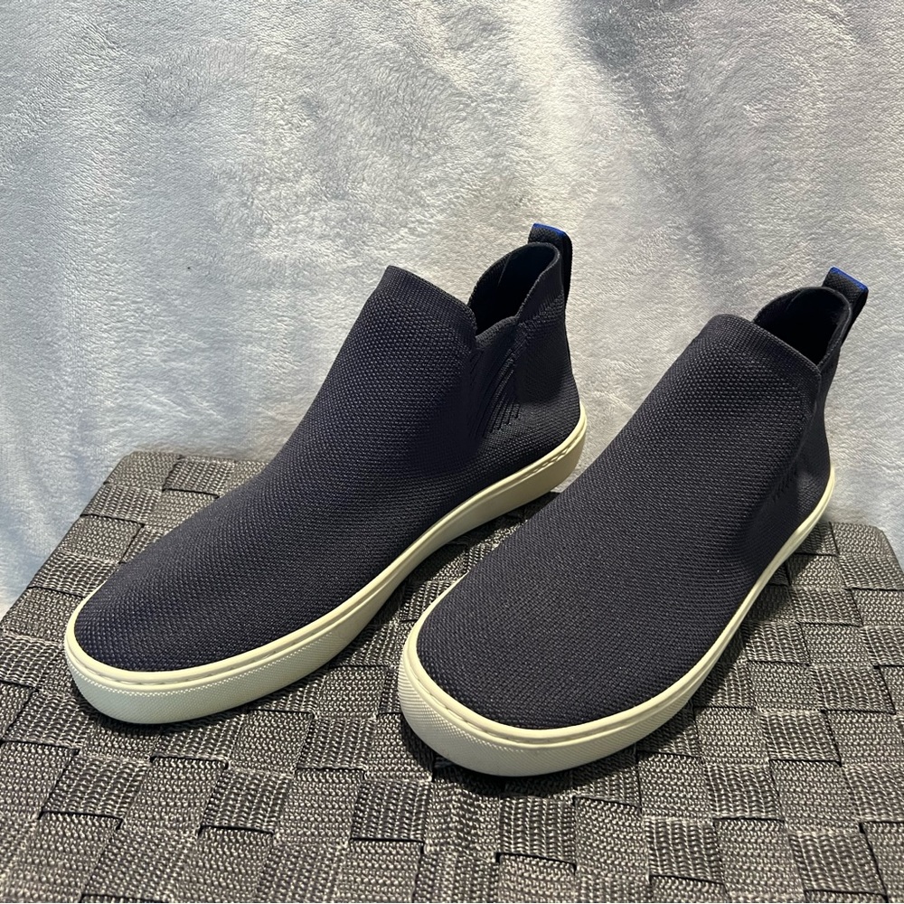 Rothy’s Navy Chelsea Boot, size 9